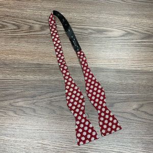 1960’s Arrow Red w/ White & Blue Check Bowtie Bow Tie